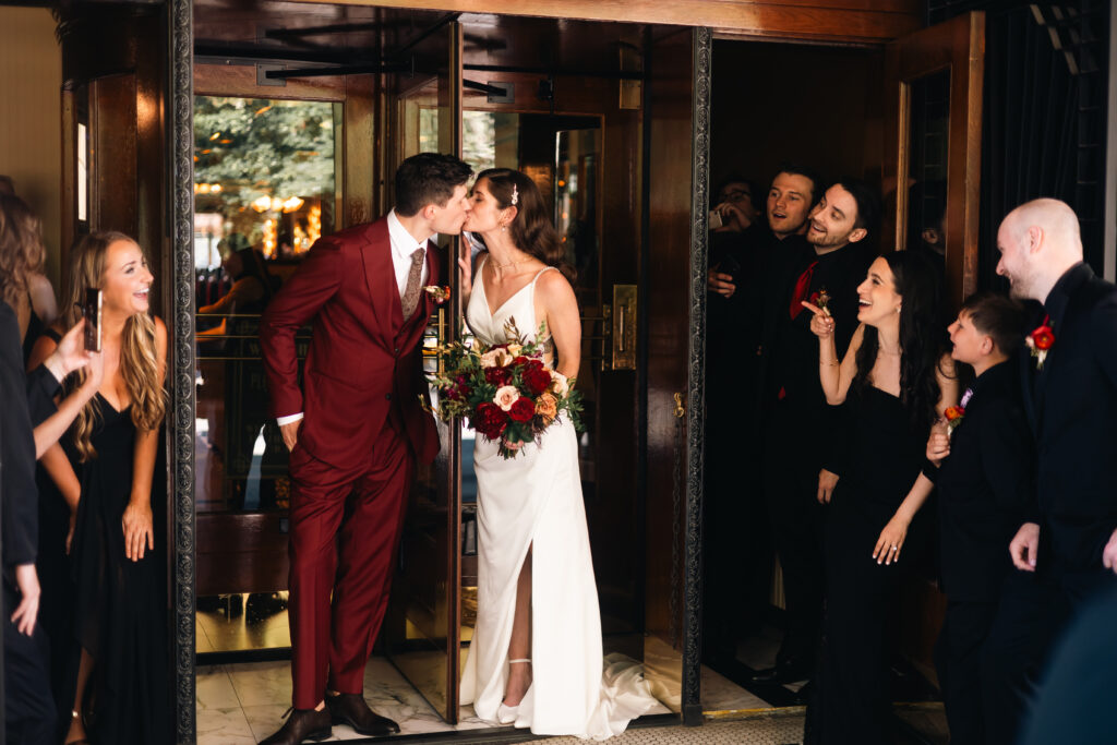 Wedding party portrait